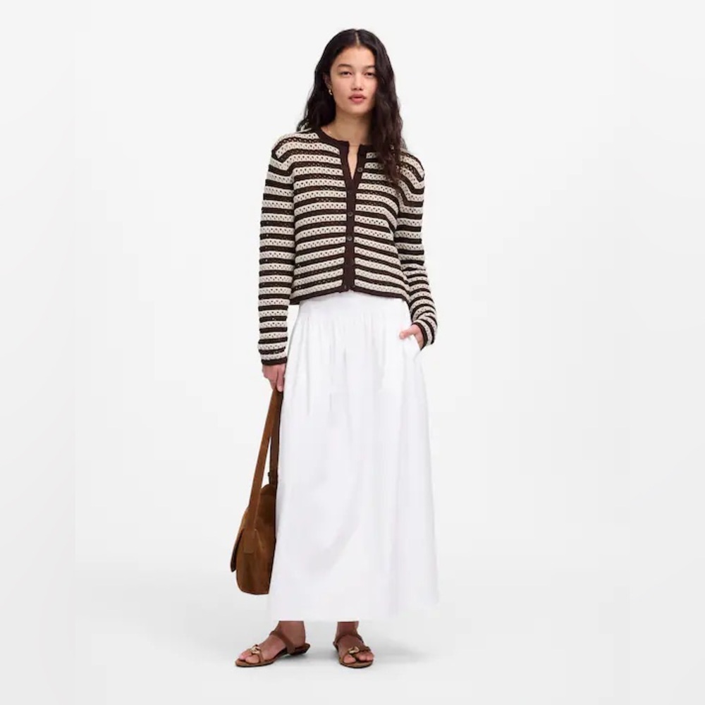 Madewell Open-Stitch Crewneck Sweater - Picture 6 of 9